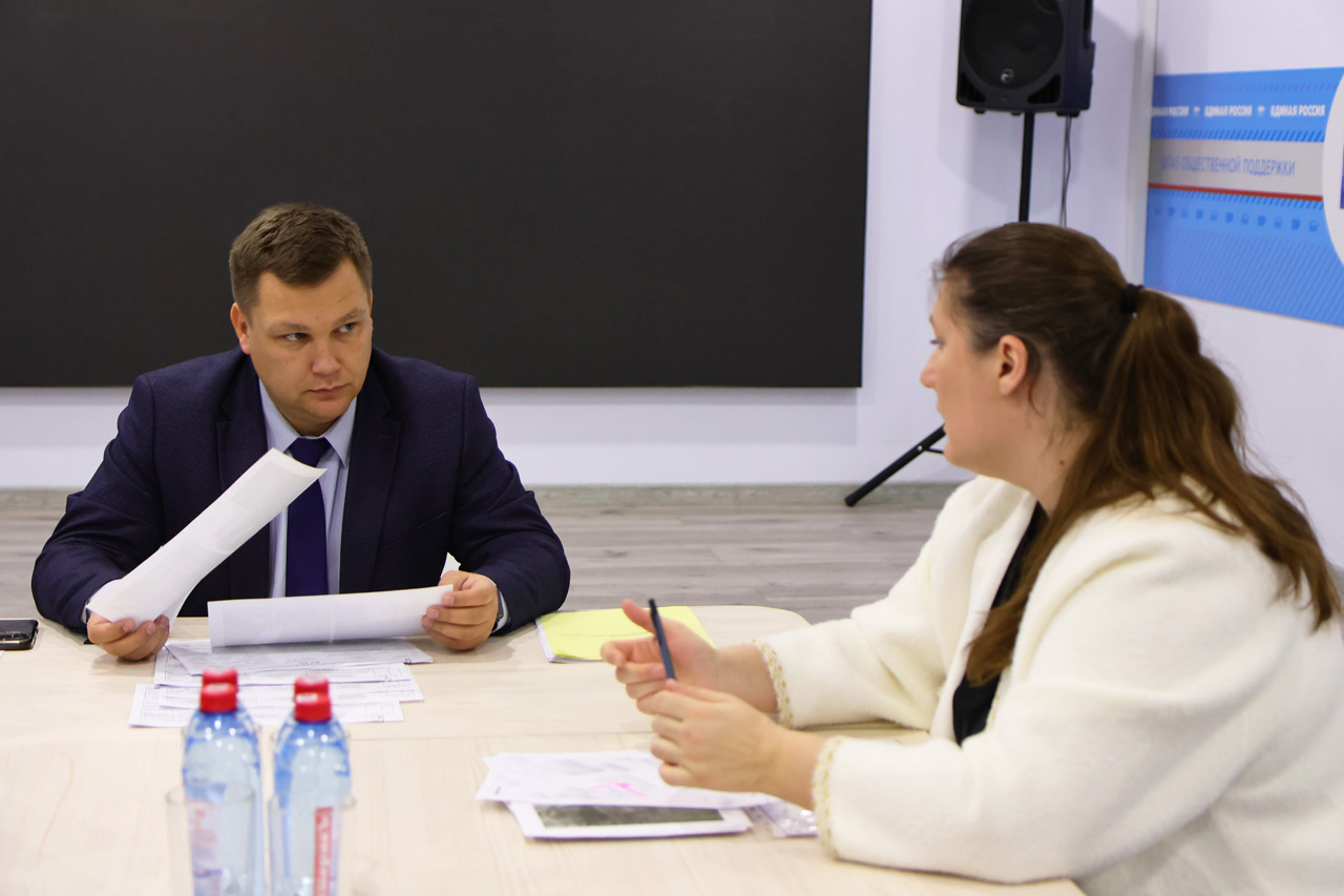 Исполняющий обязанности главы администрации города Рязани Борис Ясинский провел личный прием граждан