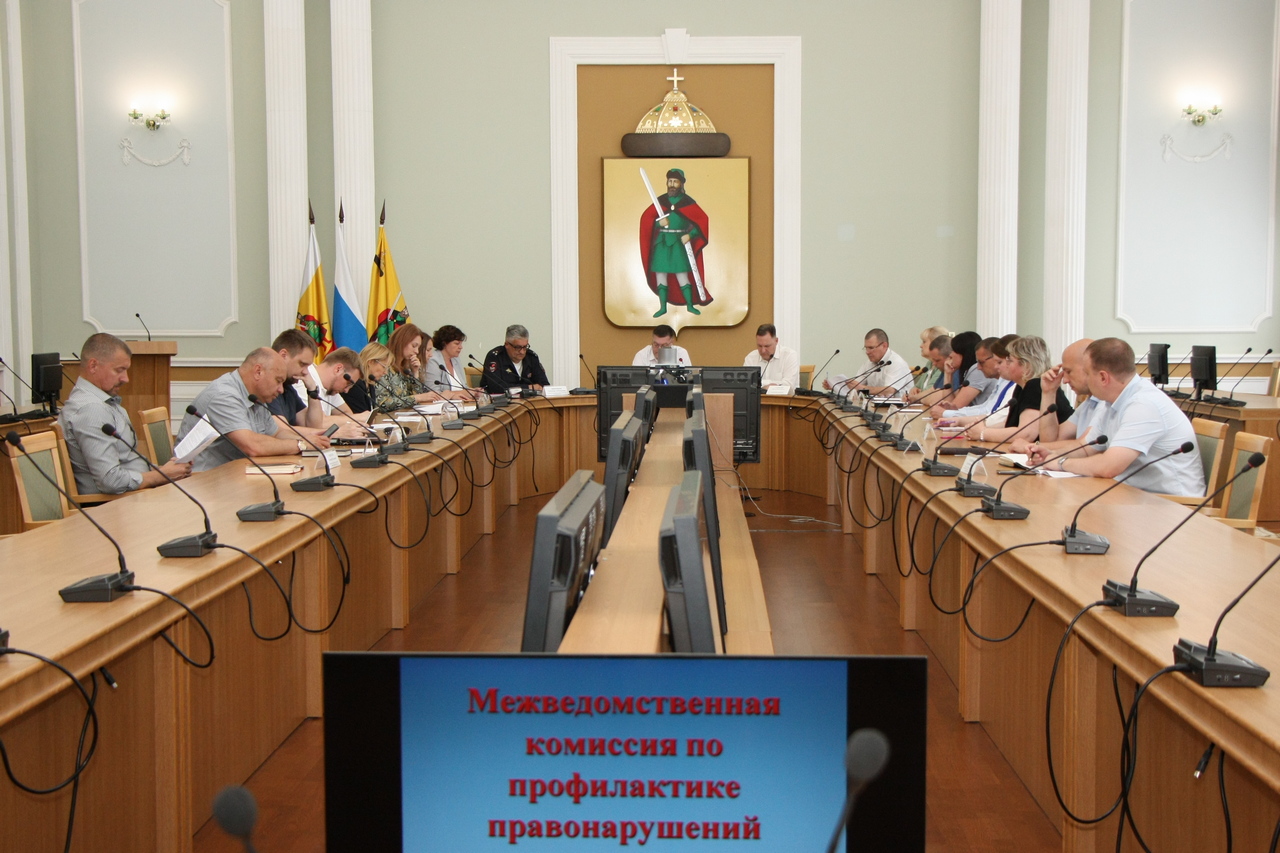 В Рязани прошло очередное заседание межведомственной комиссии по профилактике правонарушений