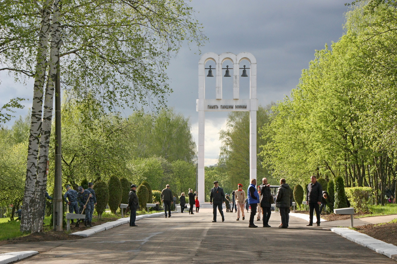 В Мемориальном парке посадили деревья