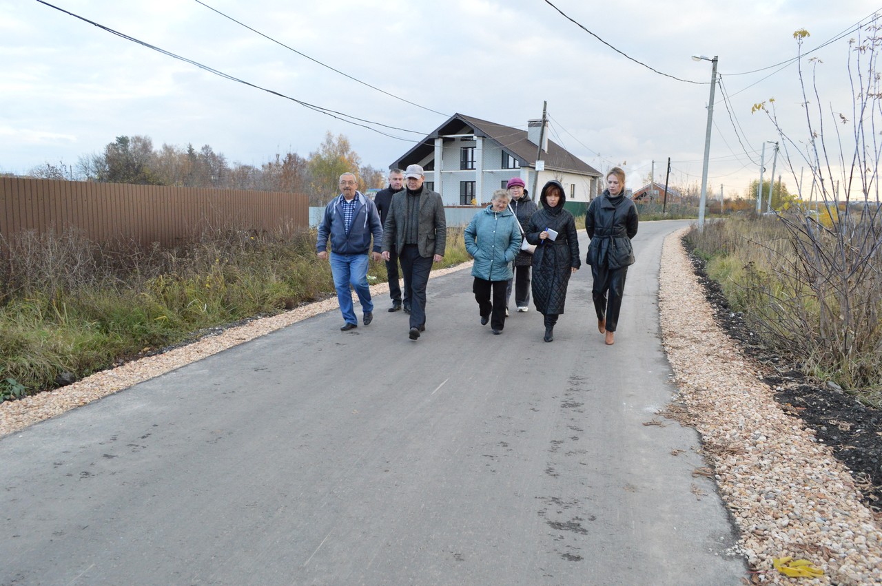 В посёлке Недостоево завершился ремонт дороги по ул. Новостройка