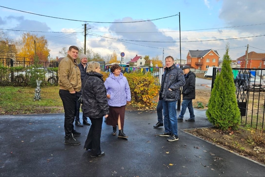 В Рязани благоустроили территорию детского сада №44