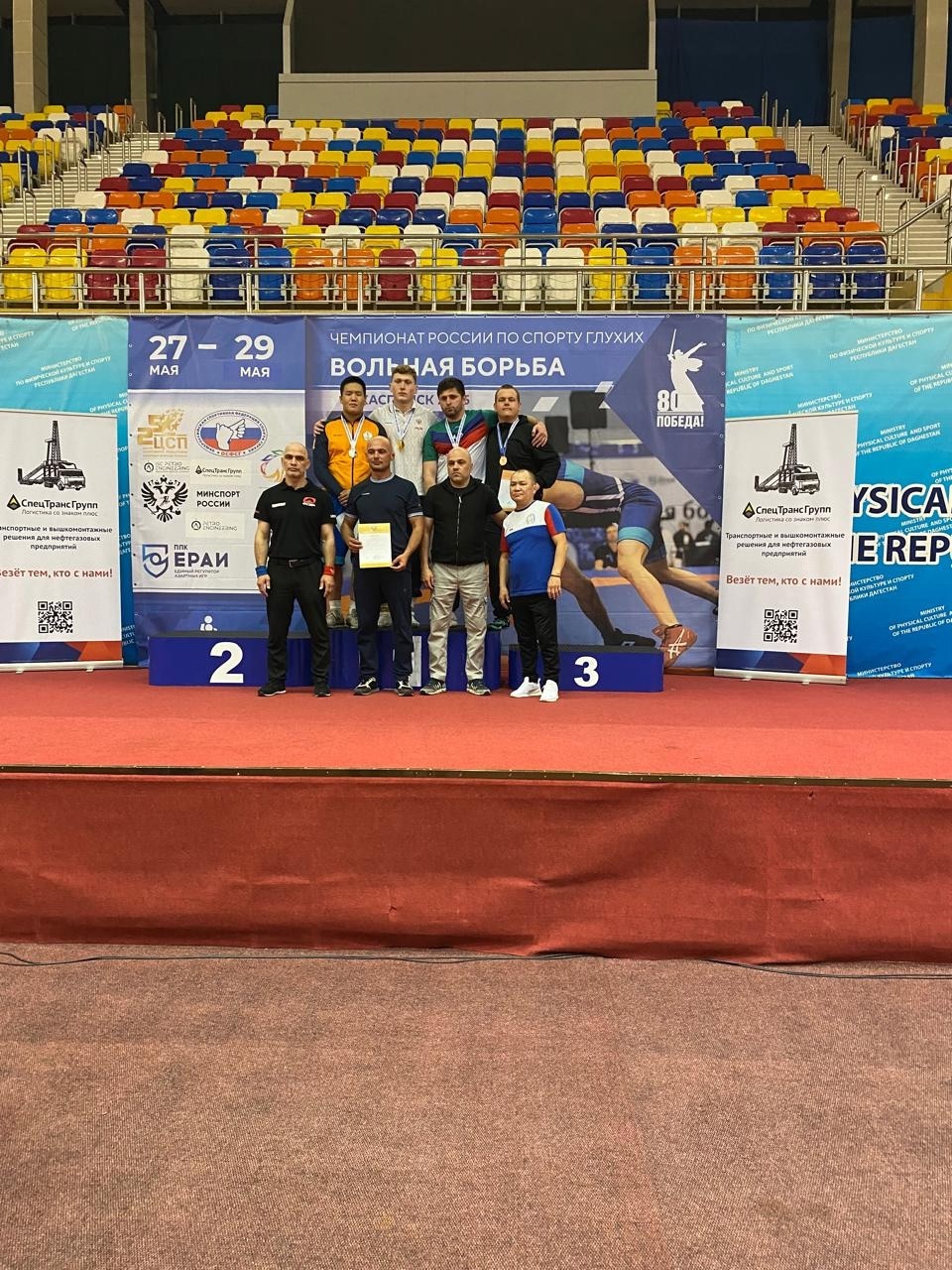 Спортсмены СШОР «Антей» – призеры Чемпионата России по вольной и греко-римской борьбе