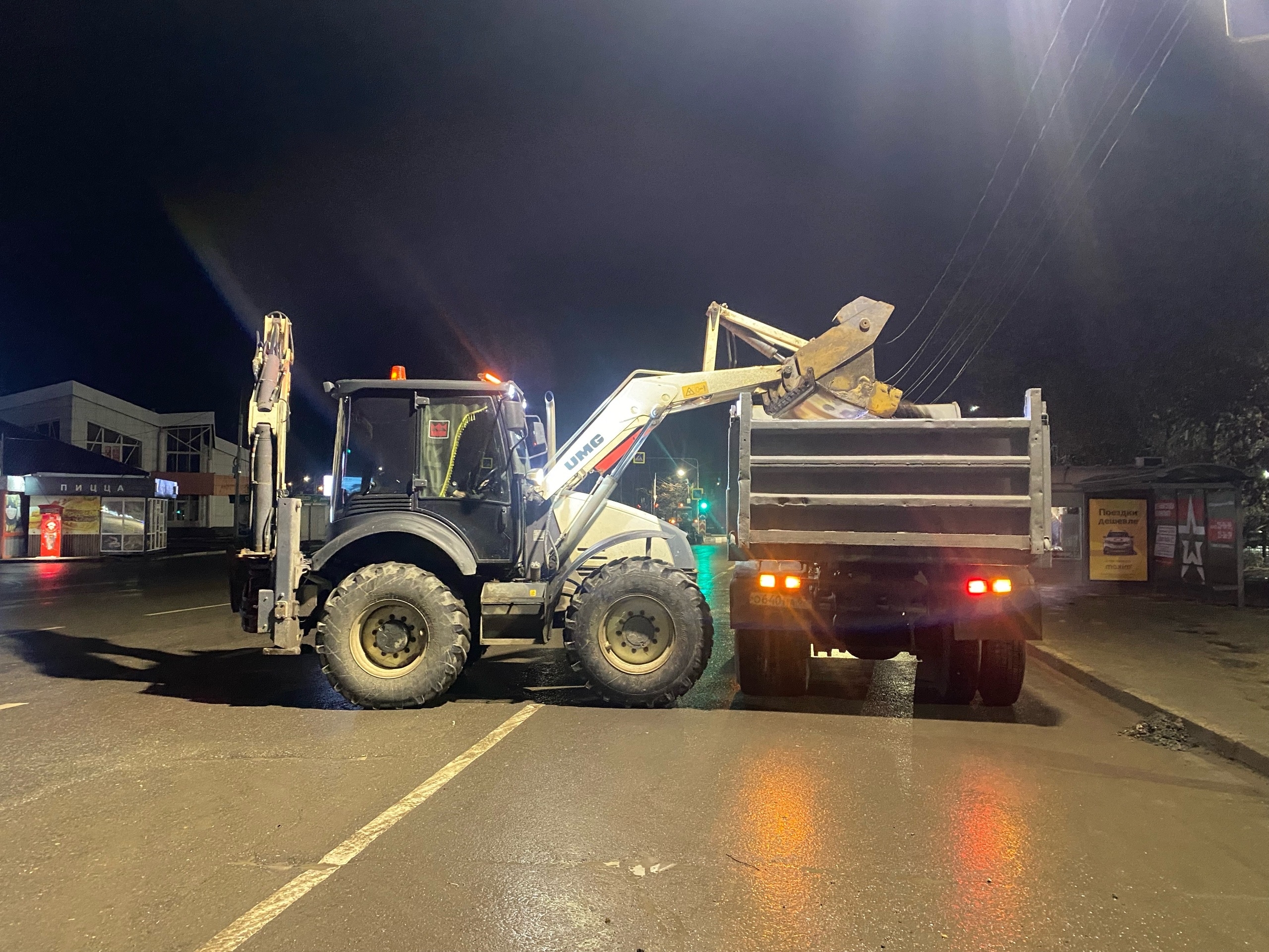 Дирекция благоустройства проводит ночную уборку города