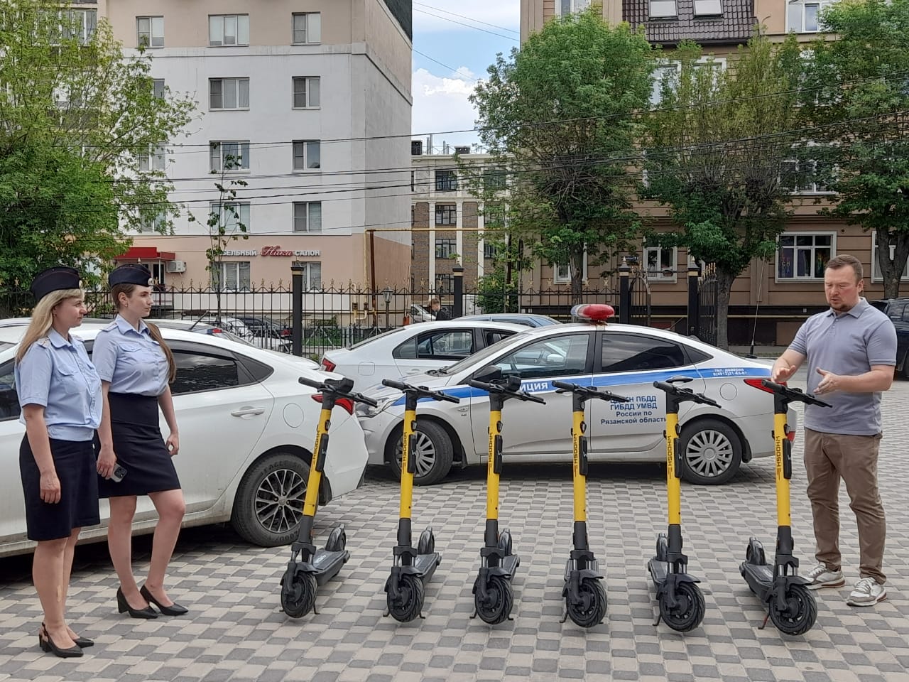 В Рязани стартовала школа «Вежливый самокат»
