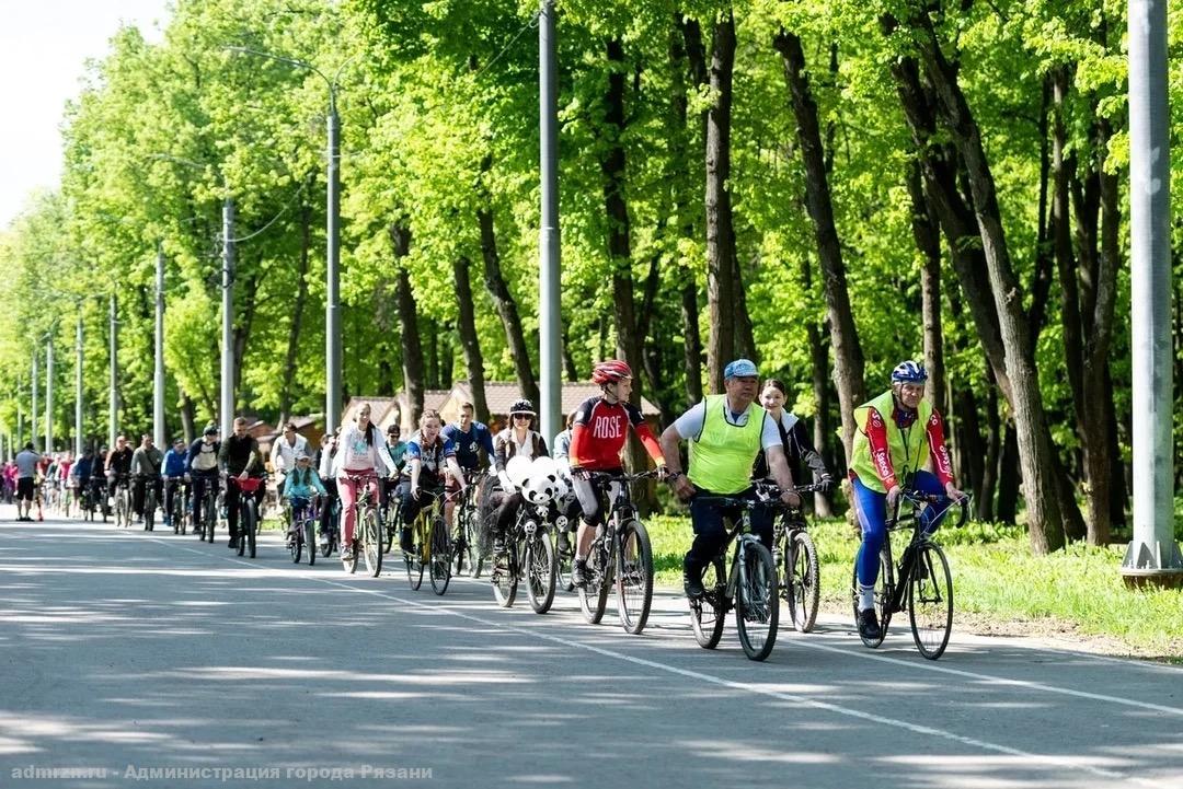 В Рязани прошел велопробег, посвященный открытию летнего сезона