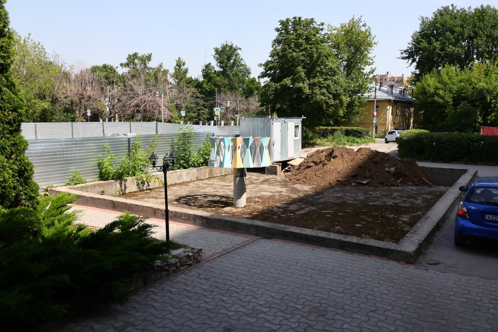 У Рязанского театра кукол появится новая цветочная клумба