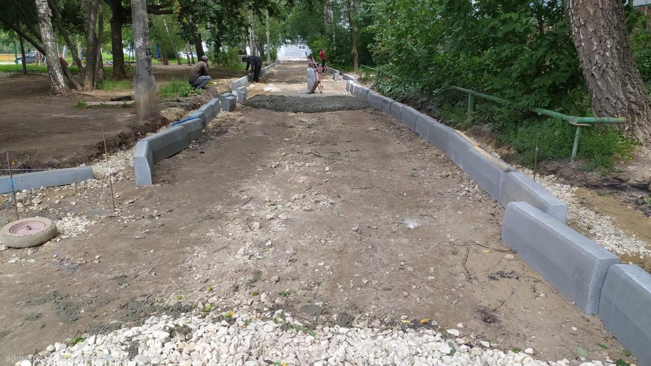 В Рязани продолжается контроль за ходом благоустройства городских территорий