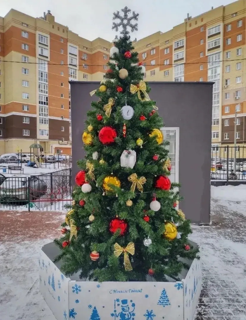 Объявляется конкурс на «Лучшее новогоднее оформление территории проживания»