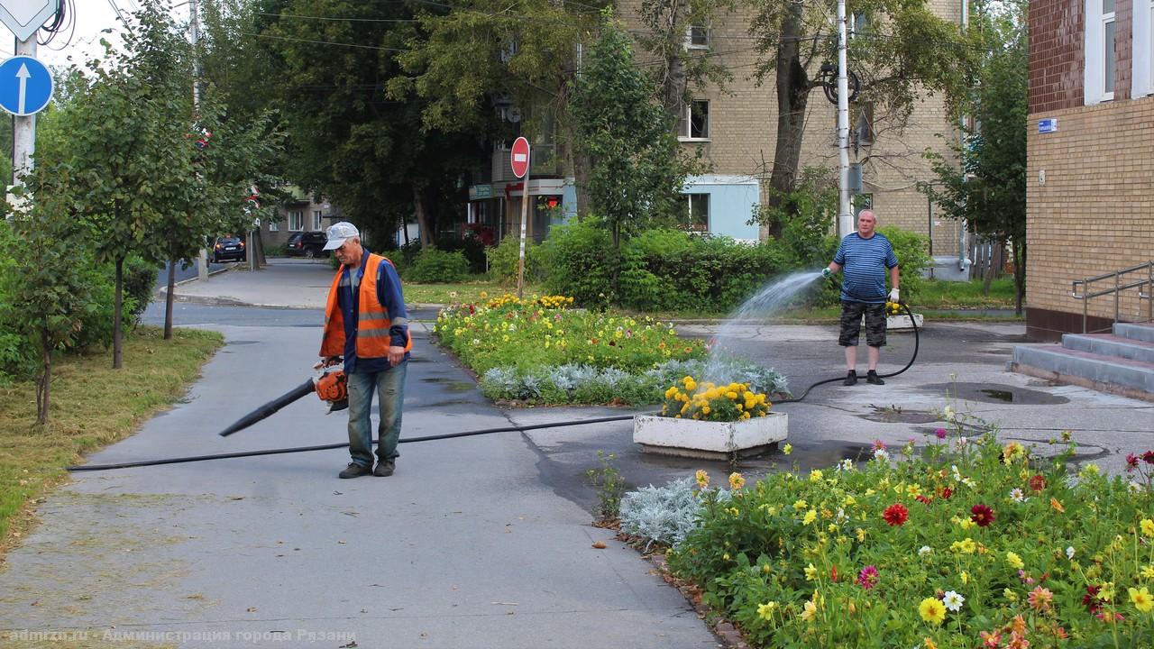 В областном центре продолжается уход за зелеными насаждениями