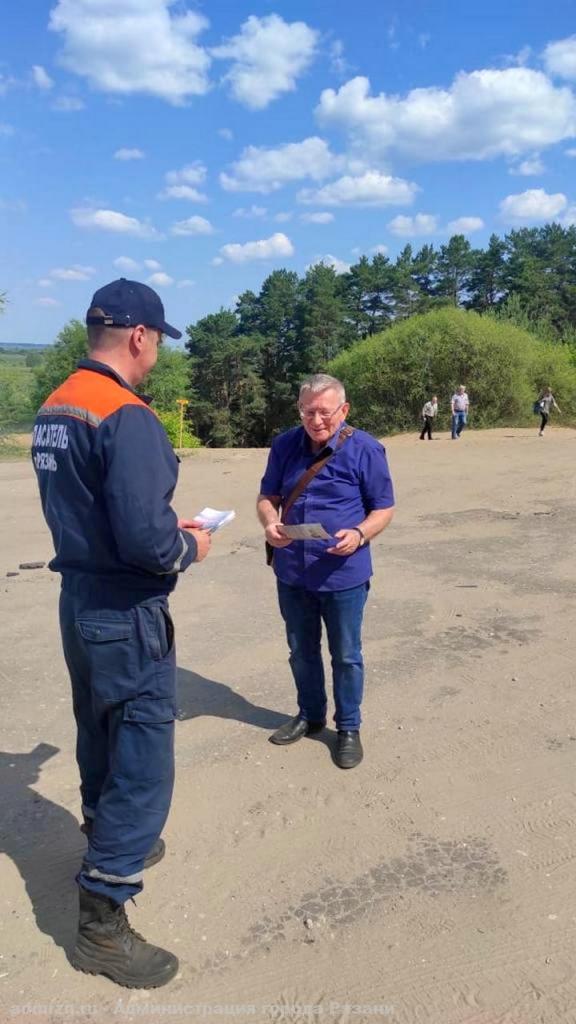 В Солотче продолжаются рейды по соблюдению противопожарного режима