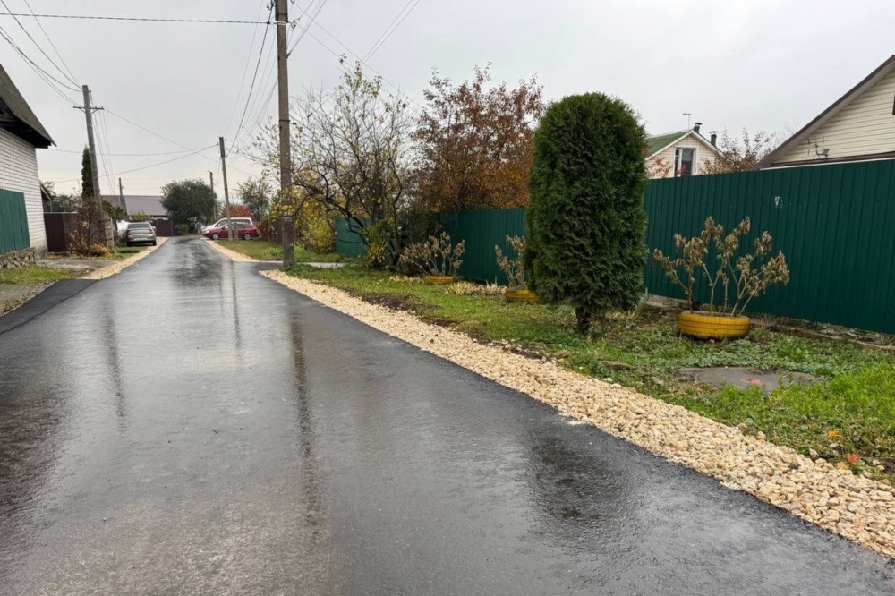 В Дашках Военных обустроили улицу Карьерную 