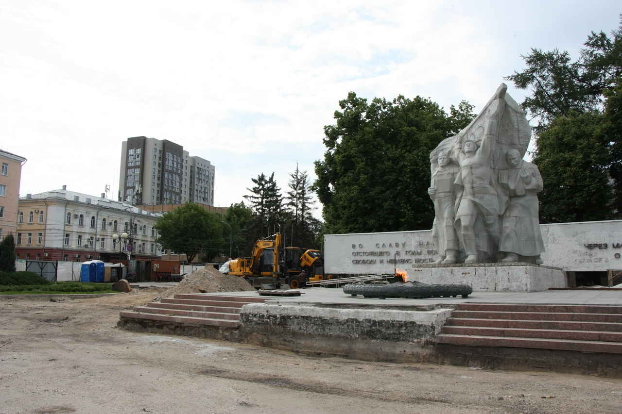 Продолжается благоустройство города в рамках нацпроекта «Инфраструктура для жизни»