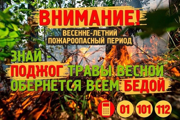 Пожарная безопасность в летний период