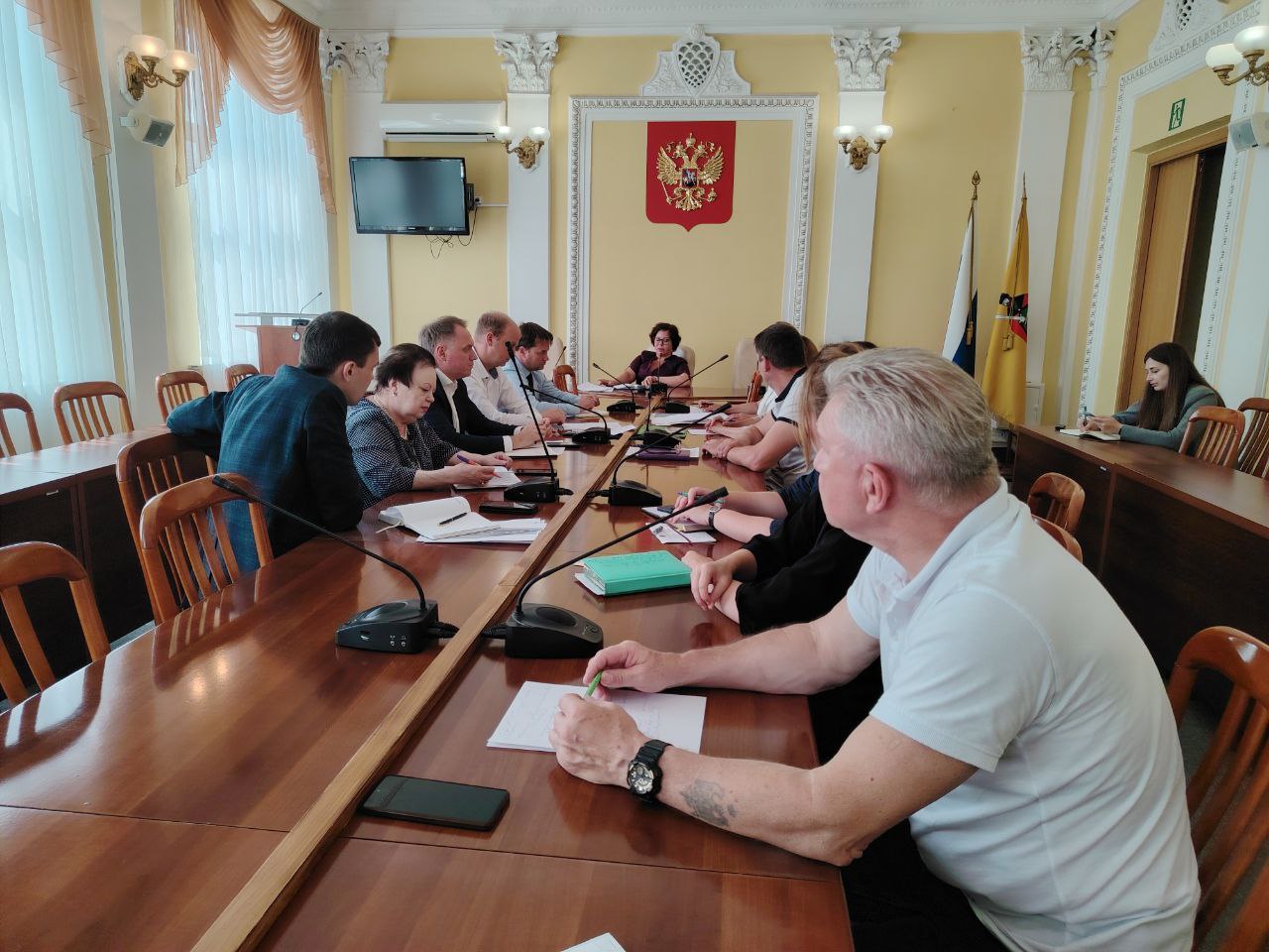 В администрации Рязани обсудили вопросы подготовки к празднованию Дня города